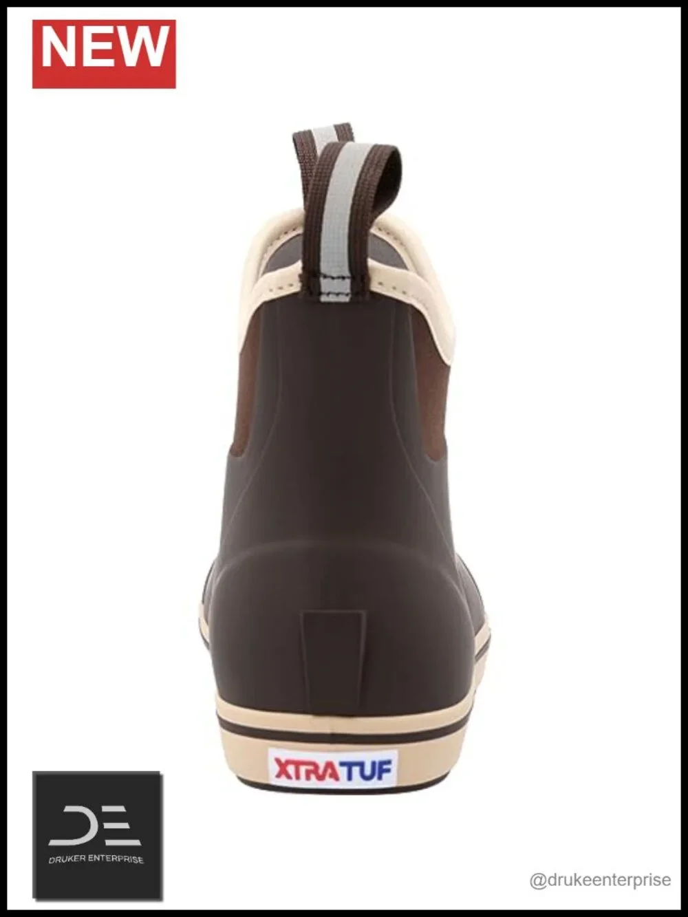 Women's Waterproof Slip-Resistant Ankle Deck Boots, Pull-On, Neoprene,